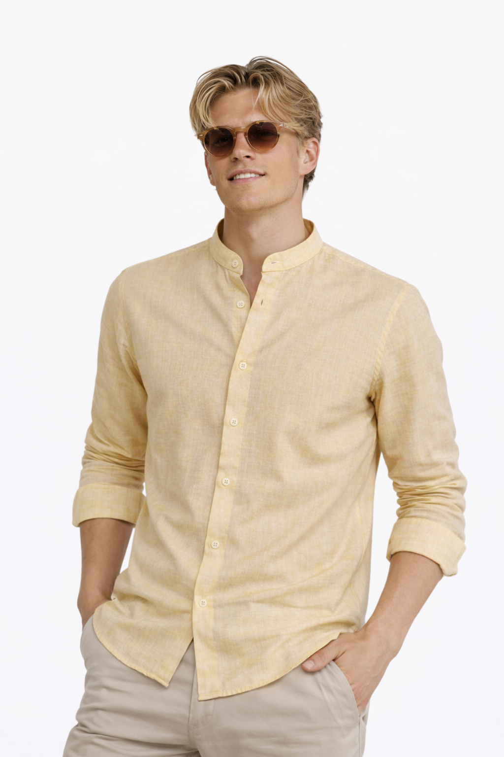 ARZO Old-Money Linen Shirt