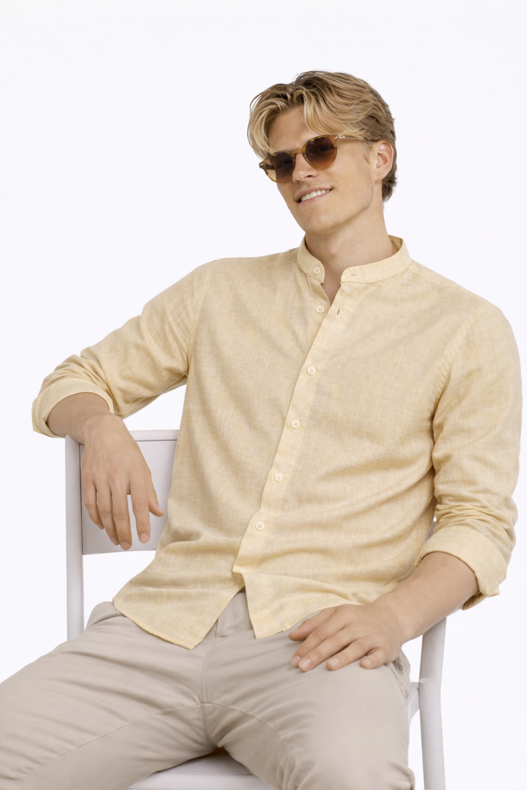 ARZO Old-Money Linen Shirt