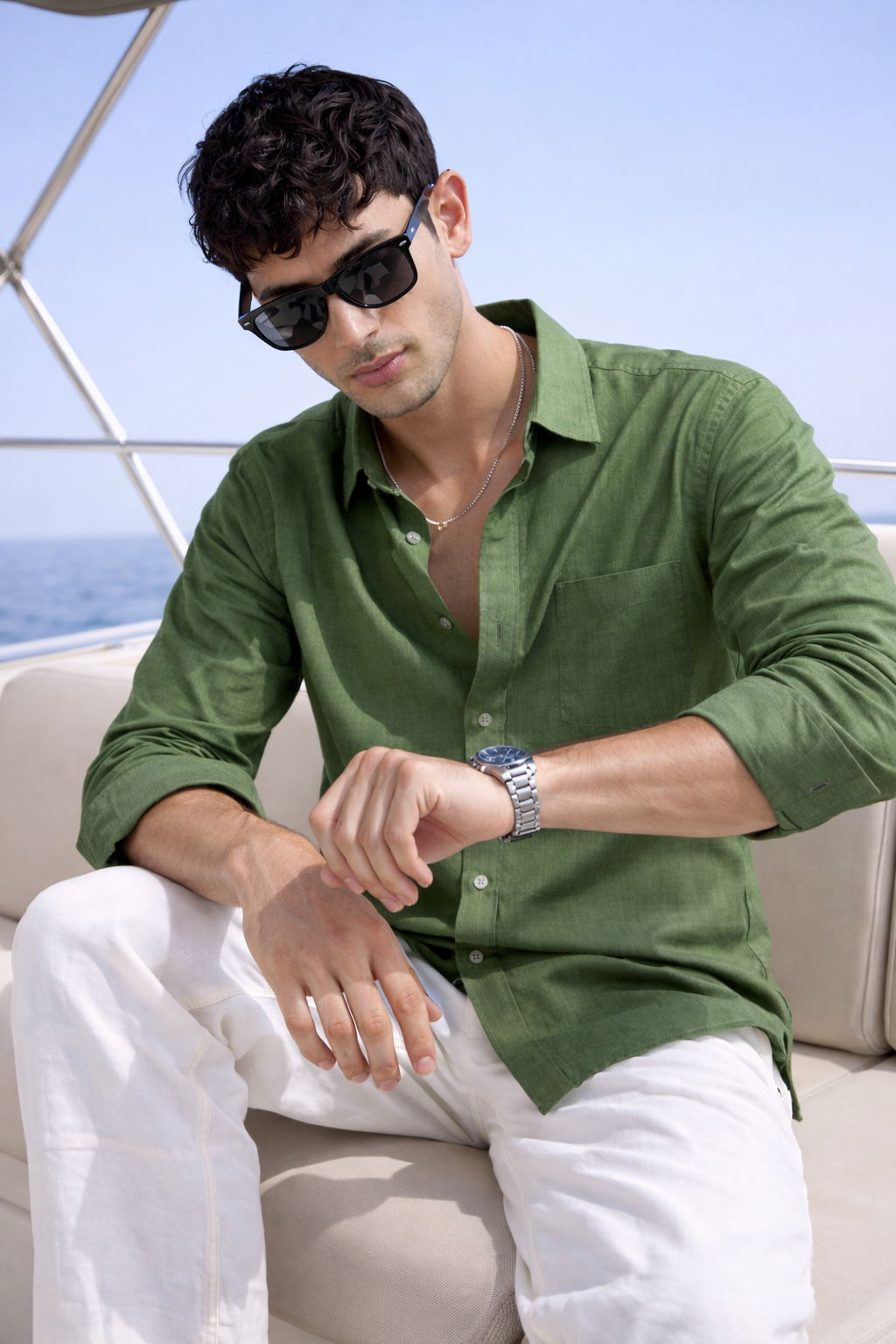 ARZO Olive Elite Classic Shirt