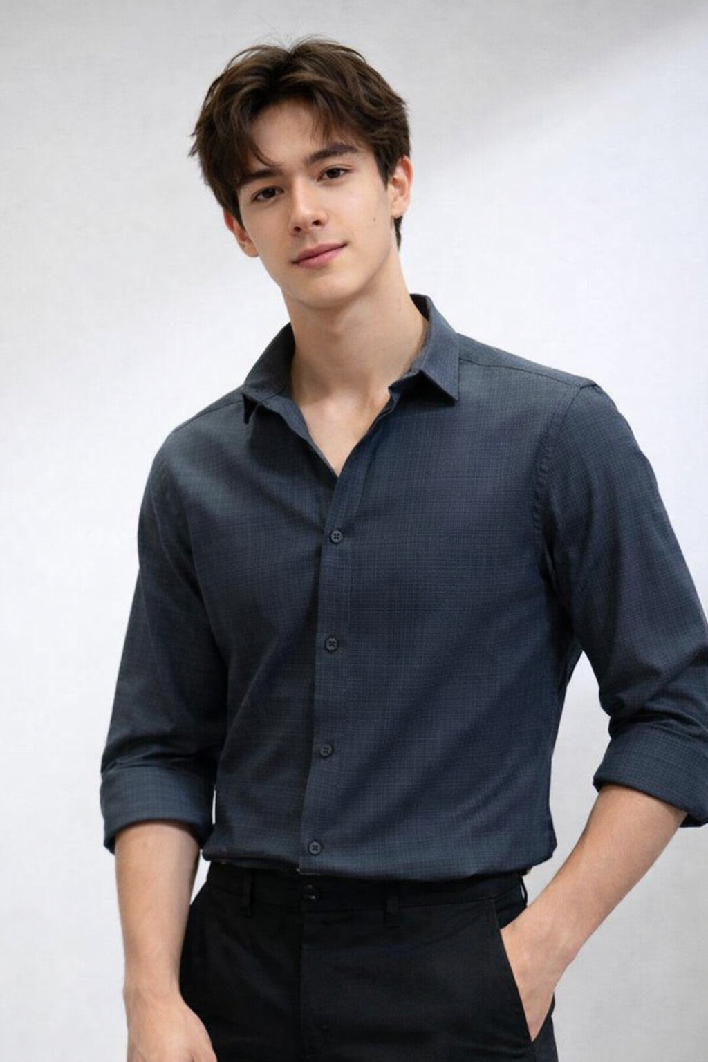 ARZO Midnight Blue Essential Shirt