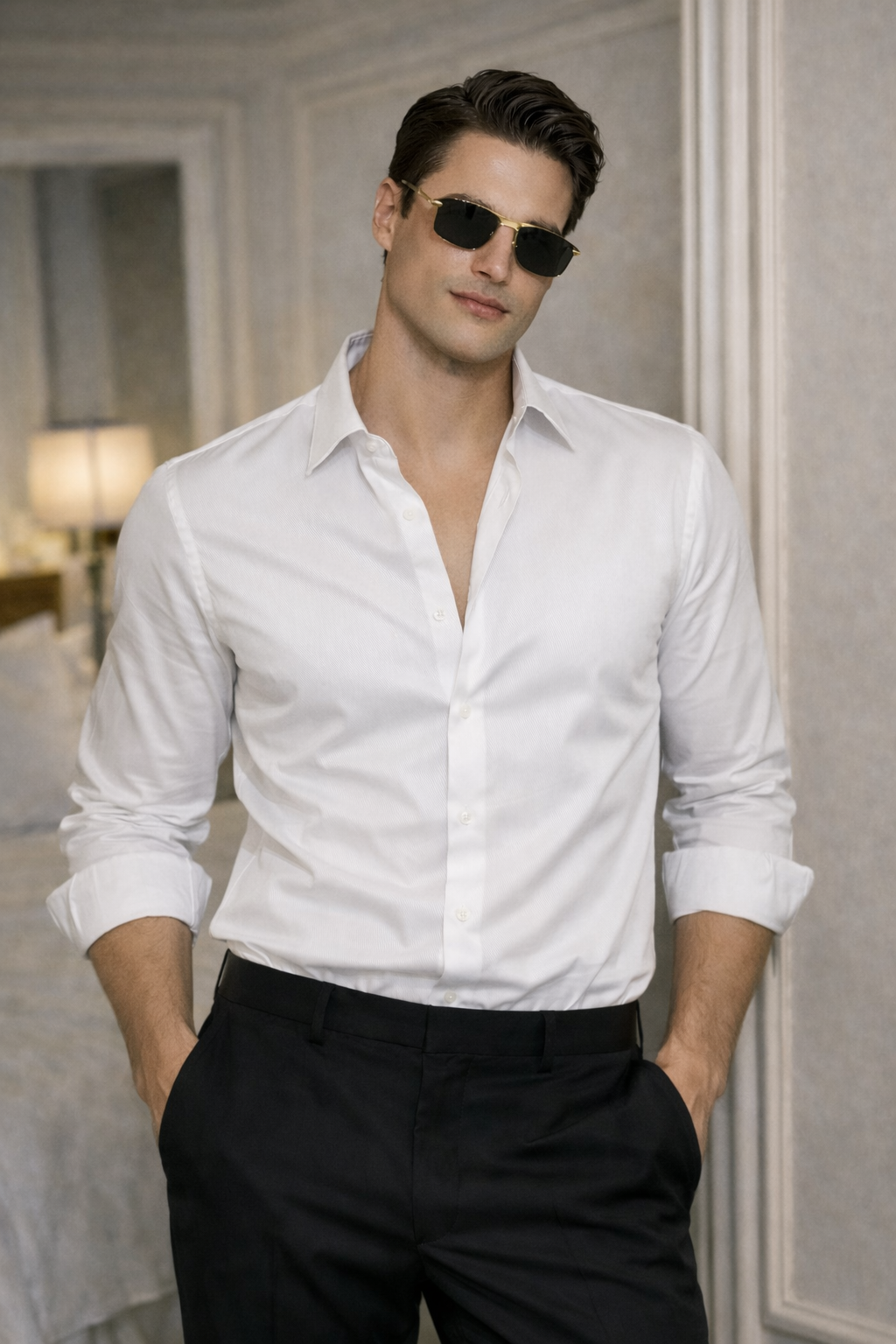 ARZO Pure White Signature Shirt