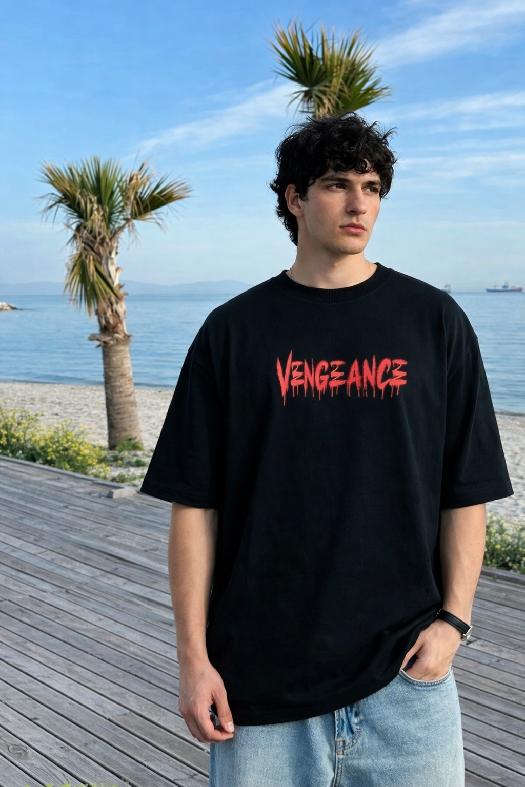 ARZO Vengeance Oversized Tee