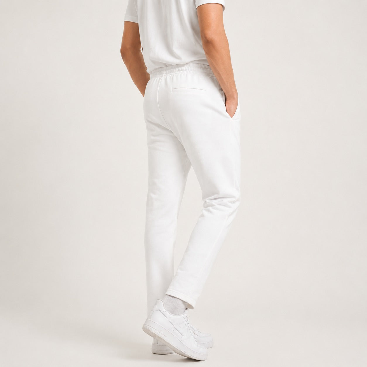 Off-White / Ivory Baggy Joggers