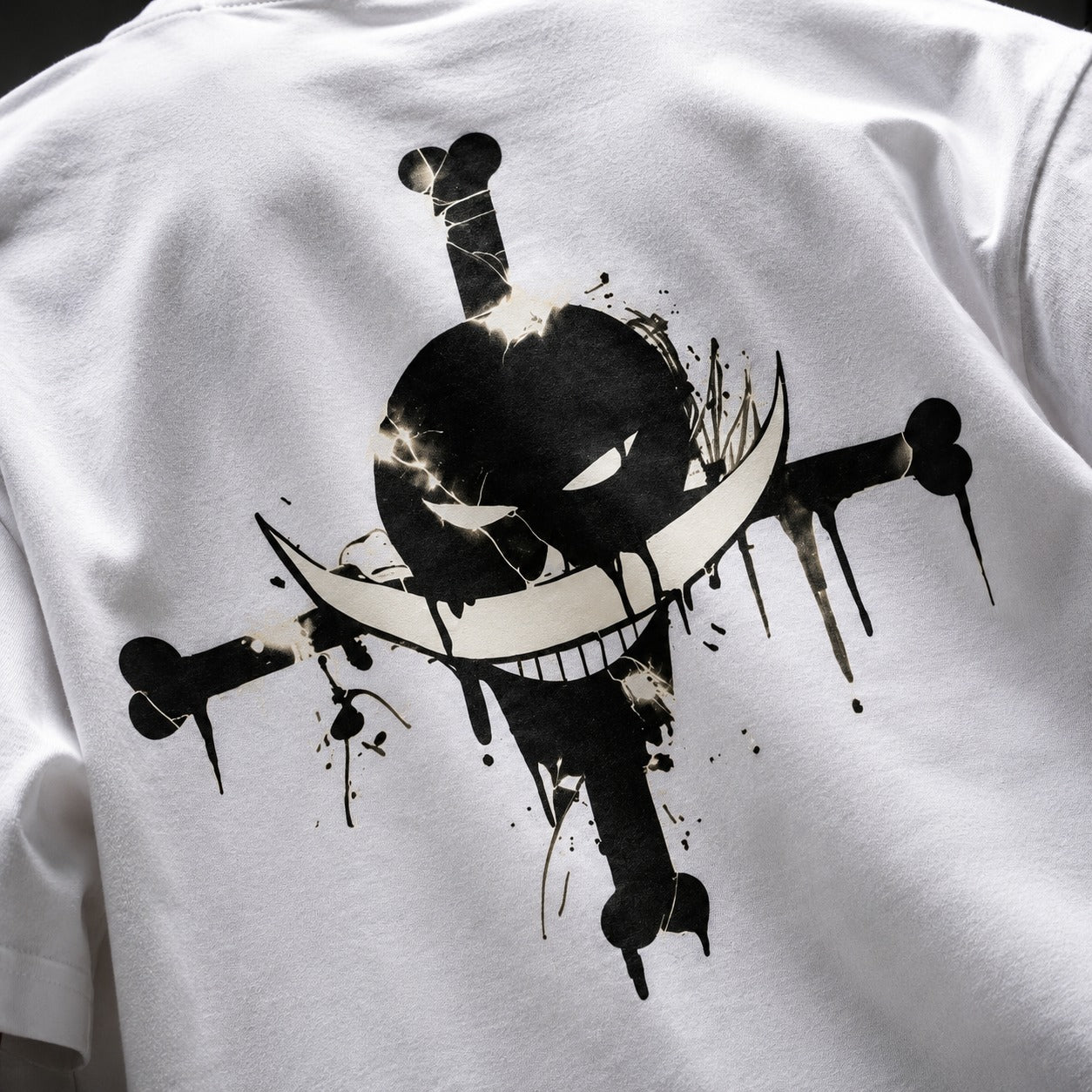 “One Piece Legacy” Oversized Tee – White Edition
