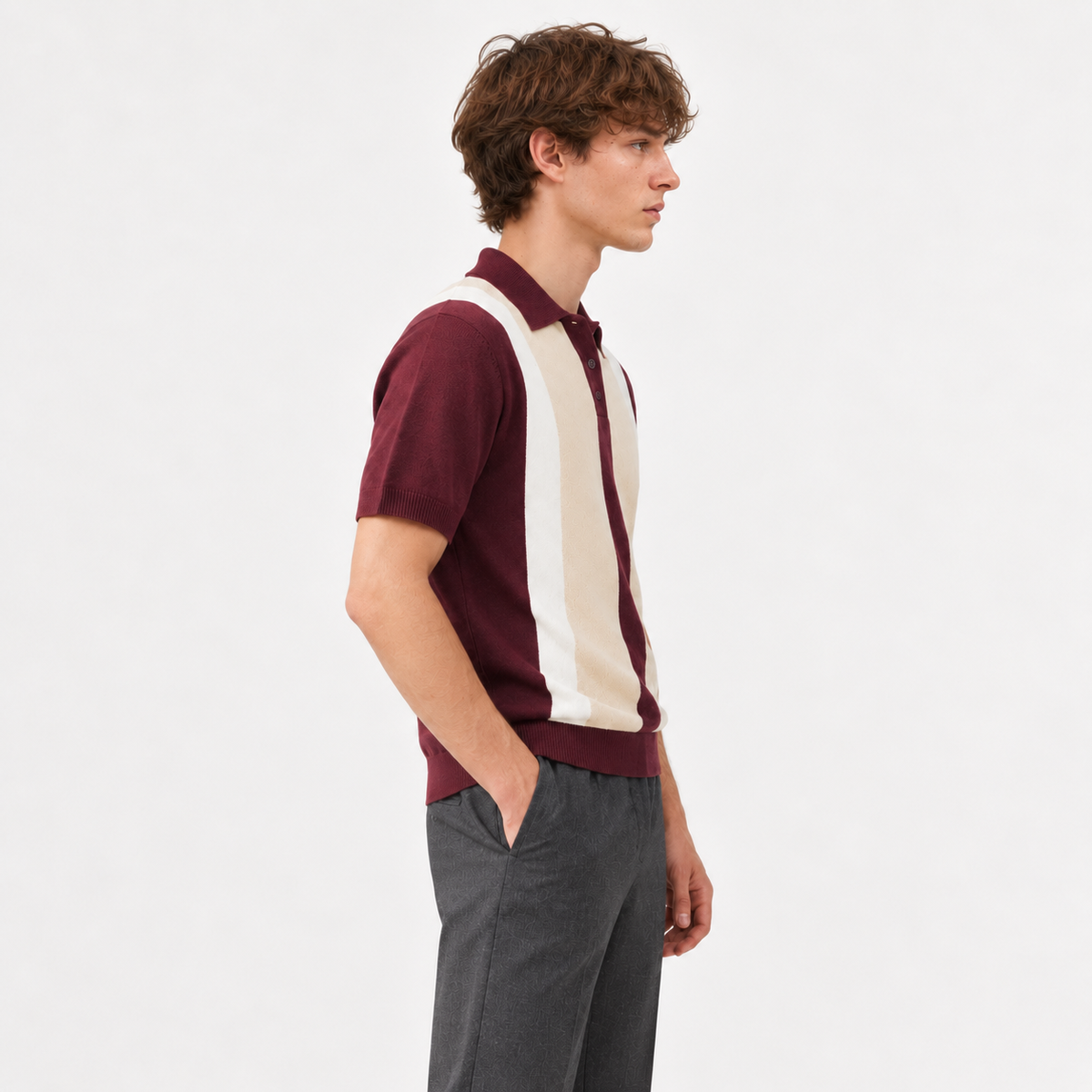 ARZO  – Milano Signature Stripe Polo