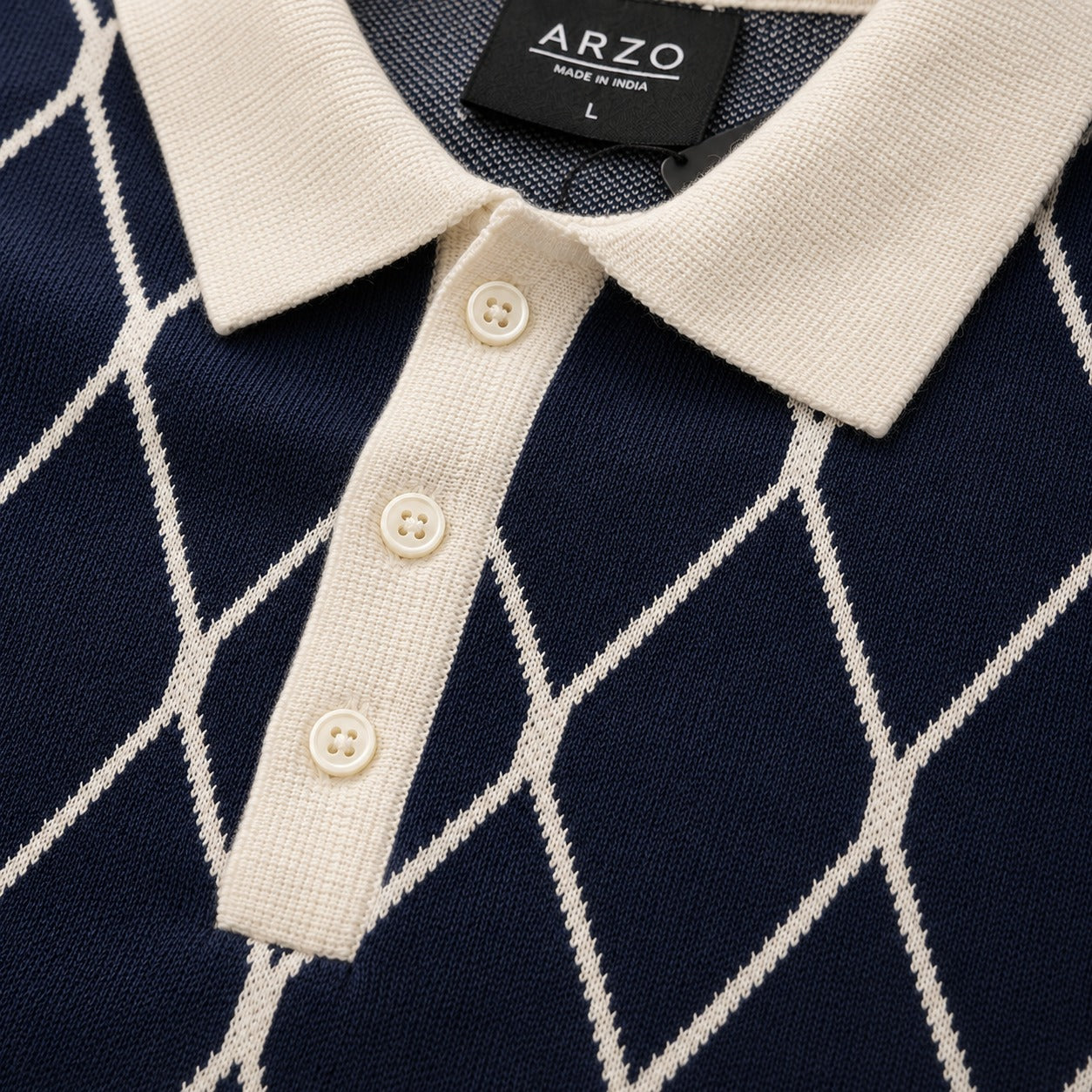 Riviera Lattice Polo