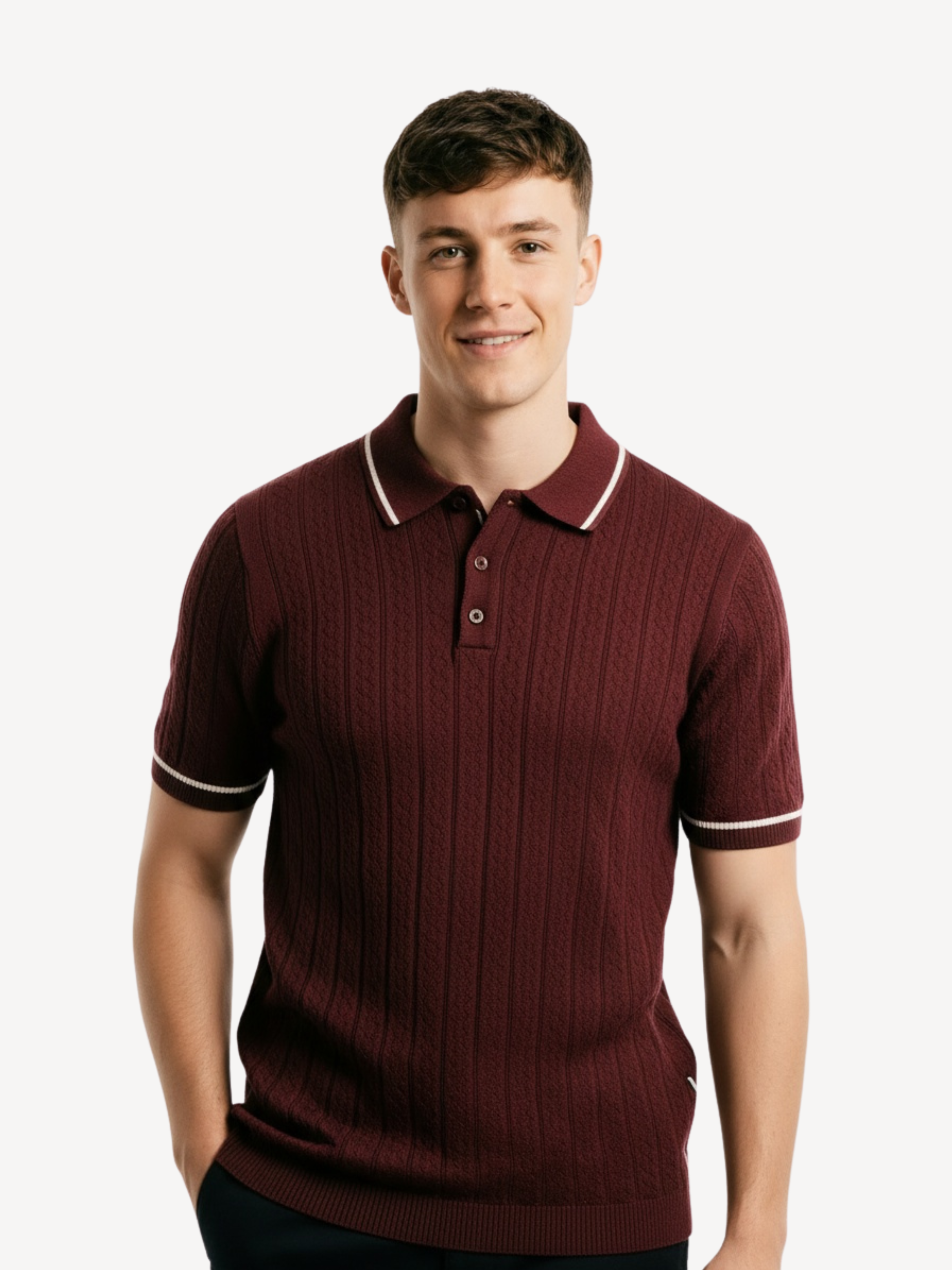 ARZO Bordeaux Signature Polo