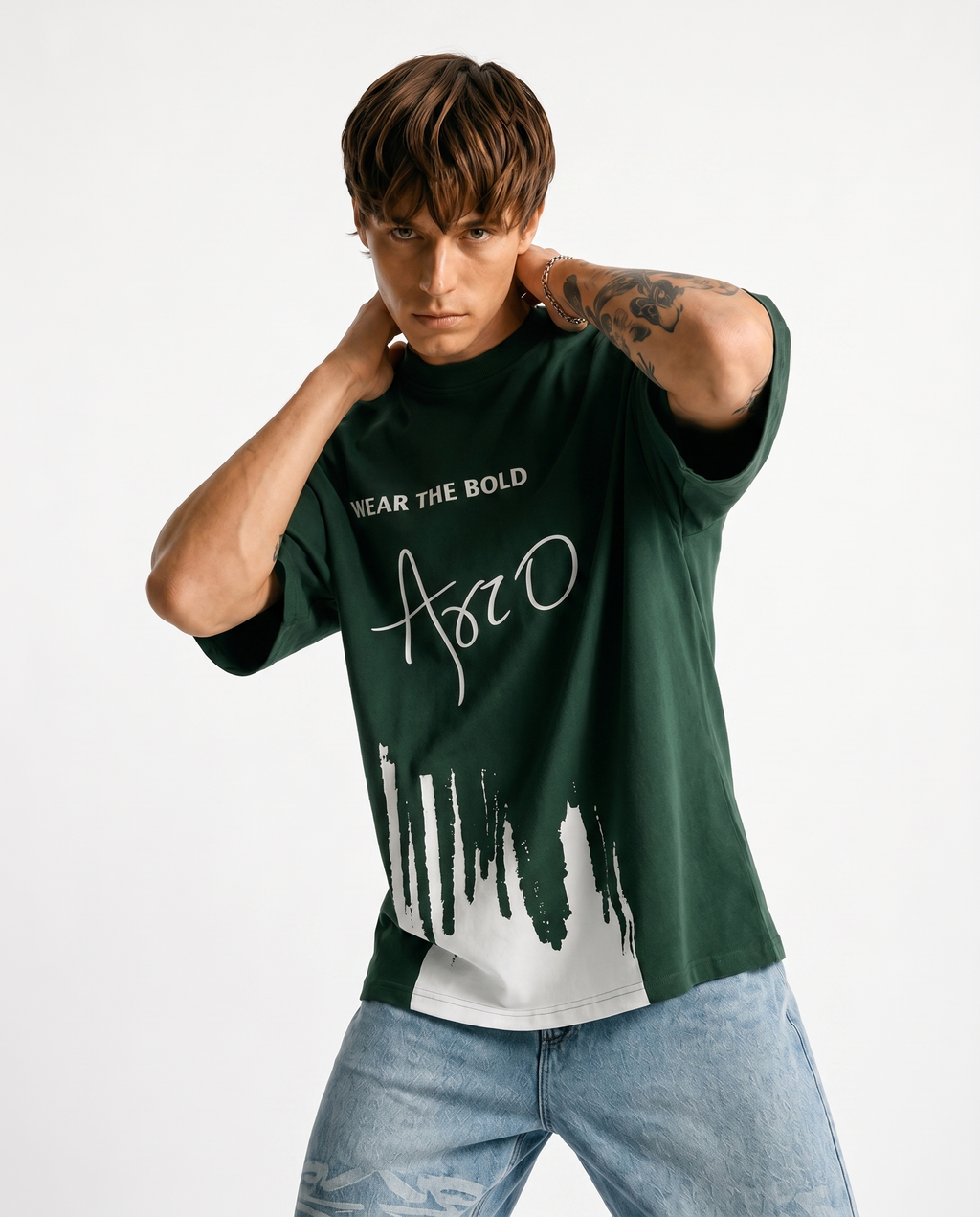 ARZO Signature Splash Oversized T-Shirt