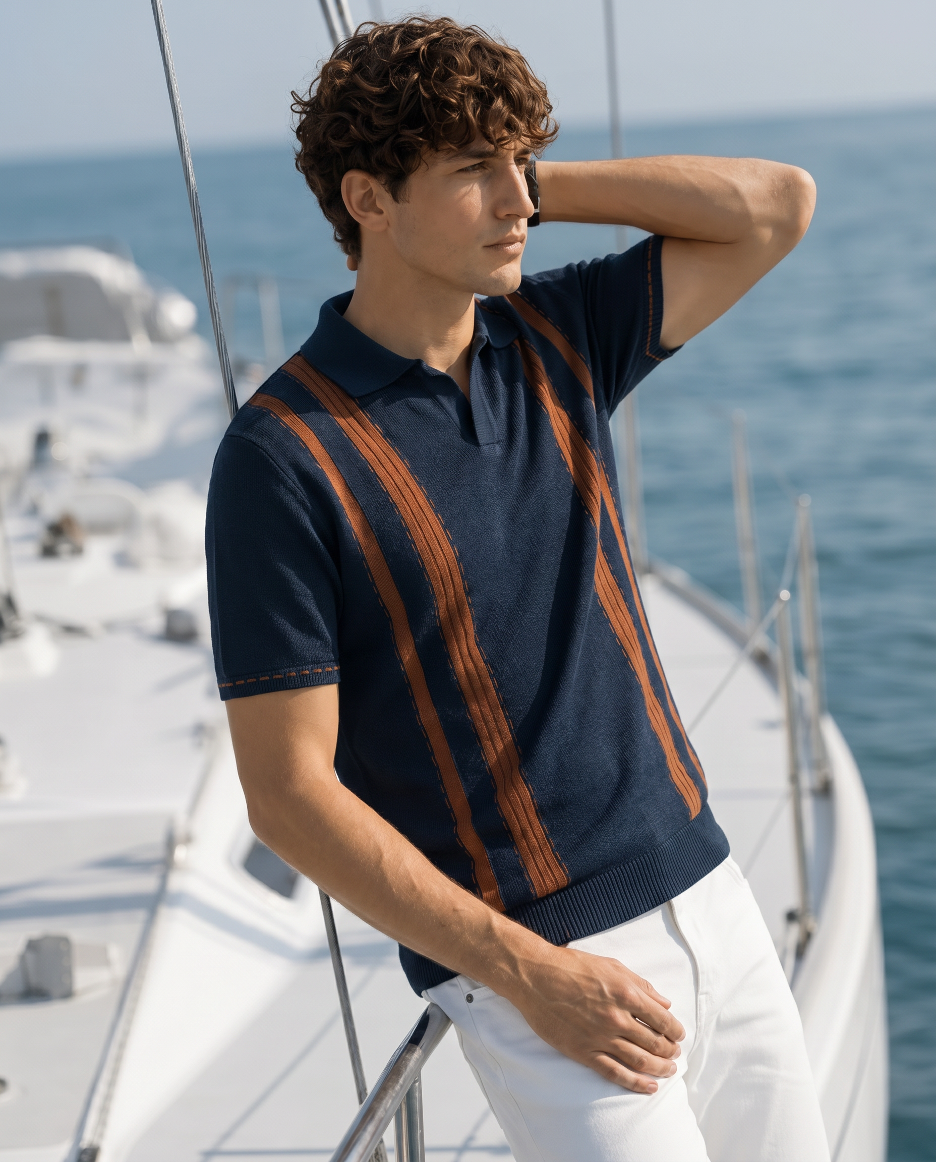 ARZO Nautica Navy Polo