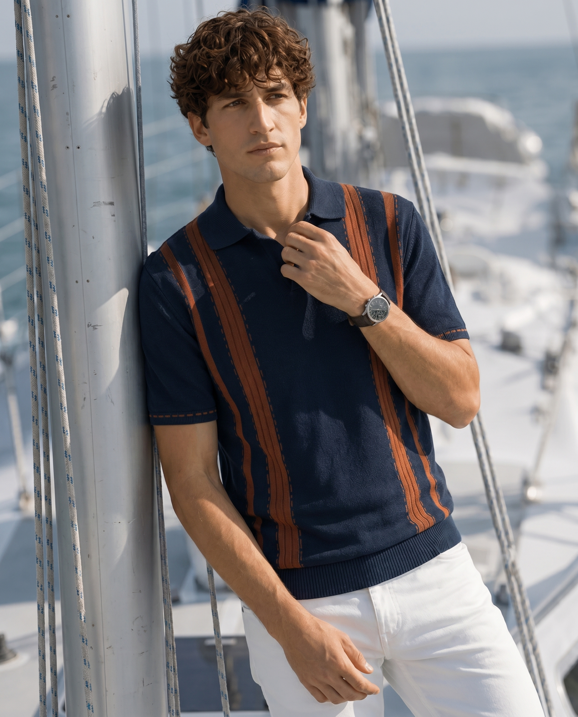 ARZO Nautica Navy Polo