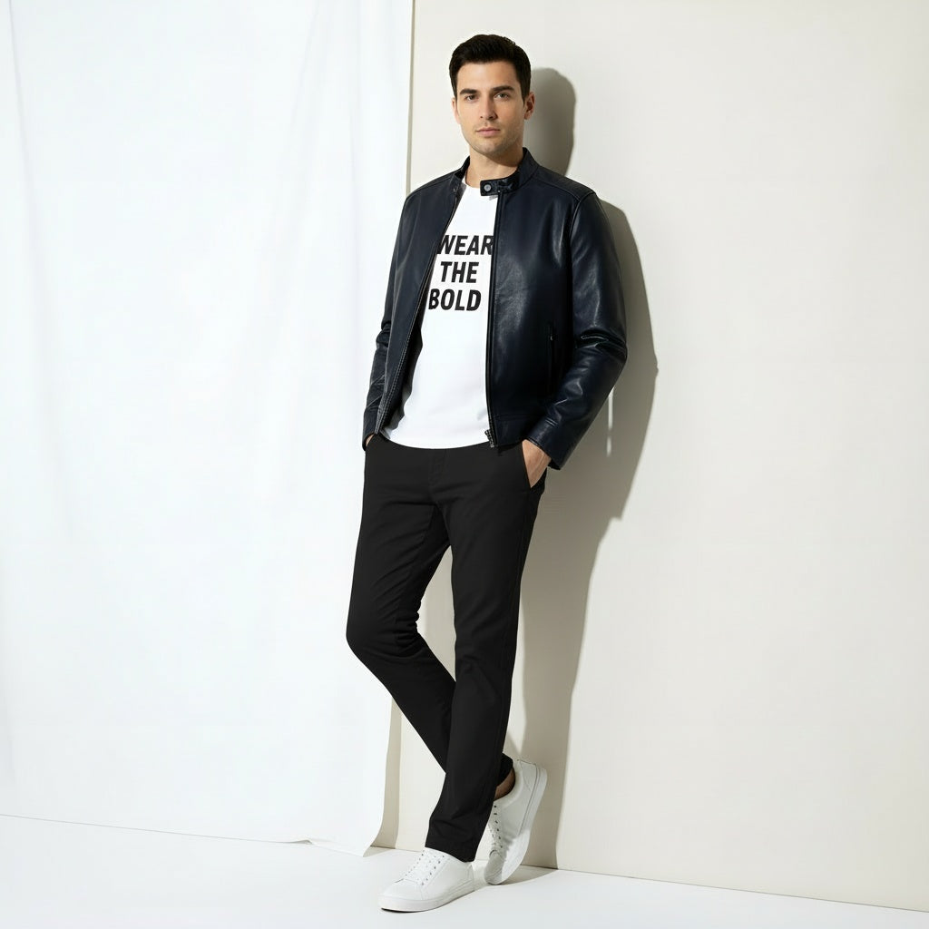 ARZO Urban Edge Leather Jacket