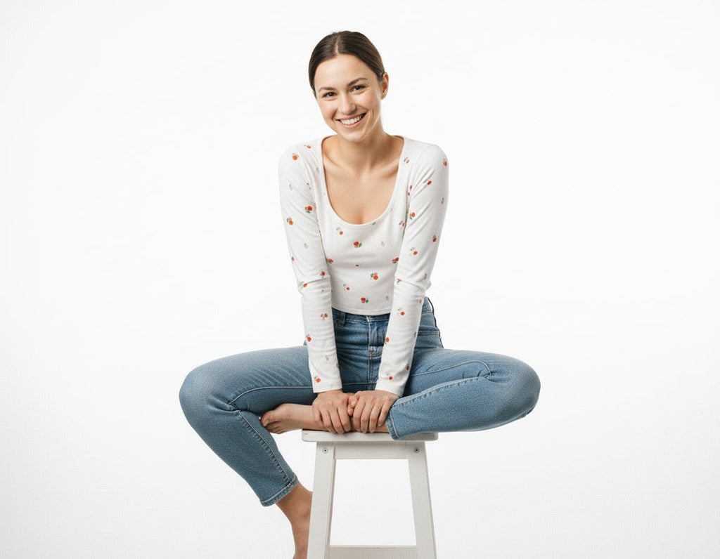 ARZO Bloom Charm Floral Crop Top