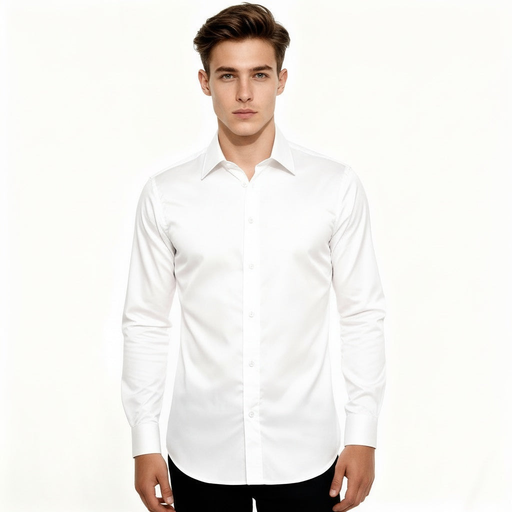 ARZO Pure White Signature Shirt