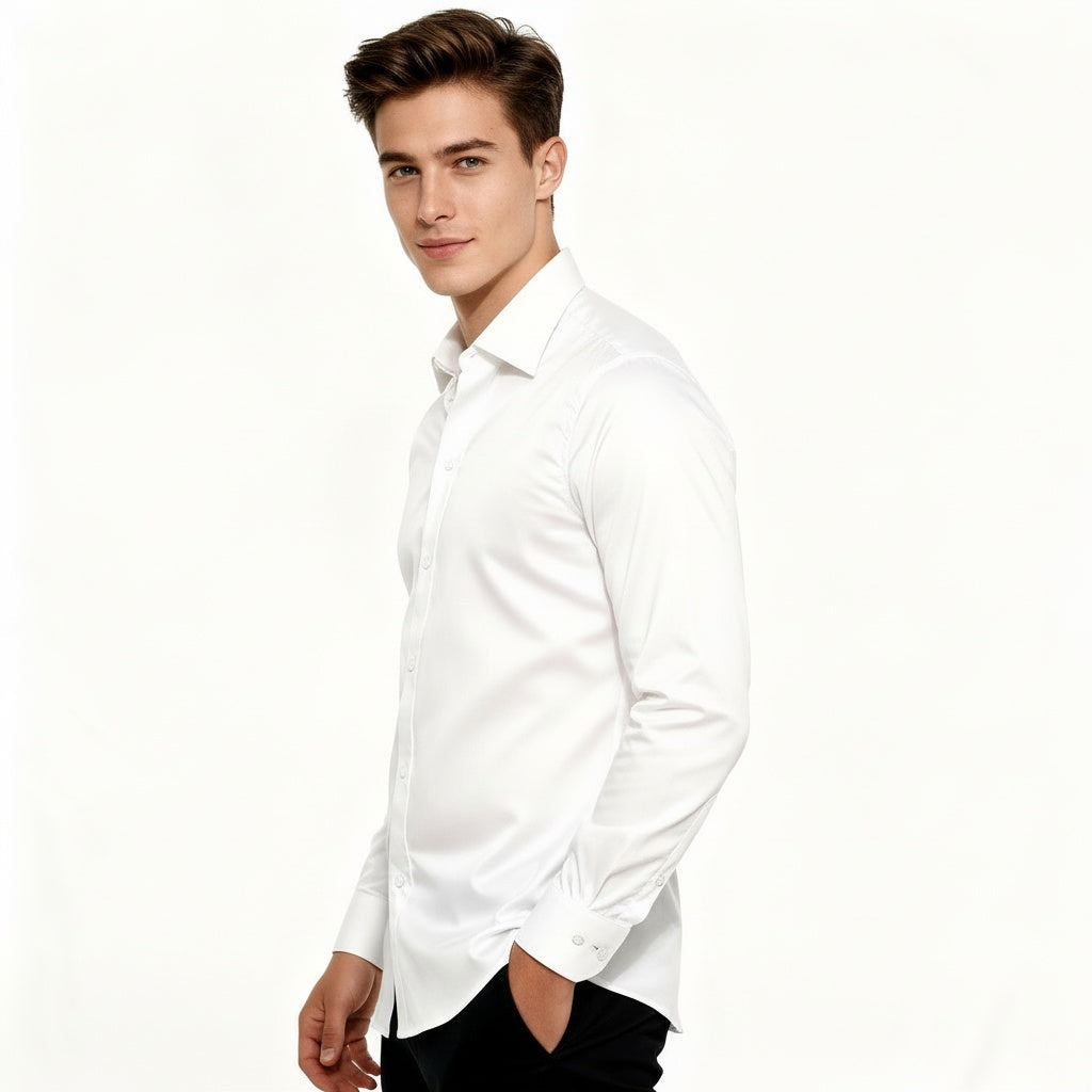 ARZO Pure White Signature Shirt