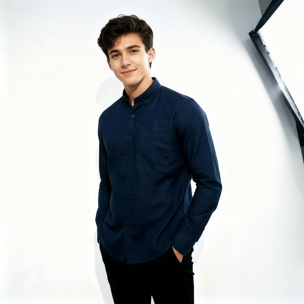 ARZO Midnight Blue Signature Shirt