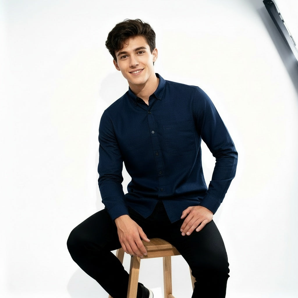 ARZO Midnight Blue Signature Shirt