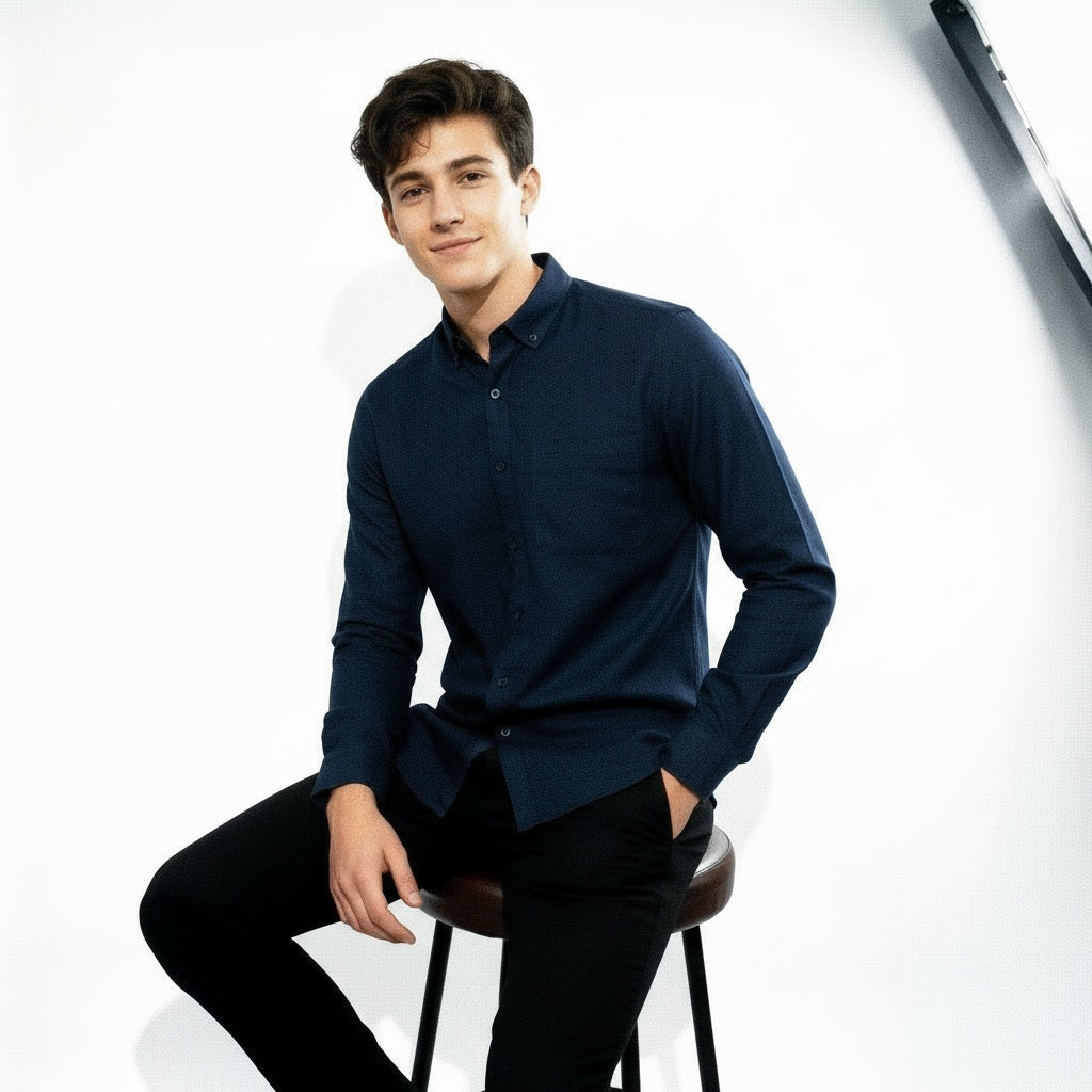 ARZO Midnight Blue Signature Shirt