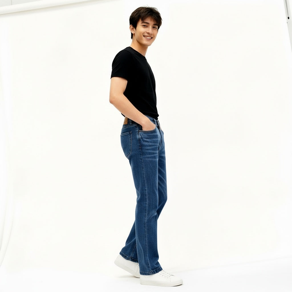 ARZO Core Blue Straight Jeans