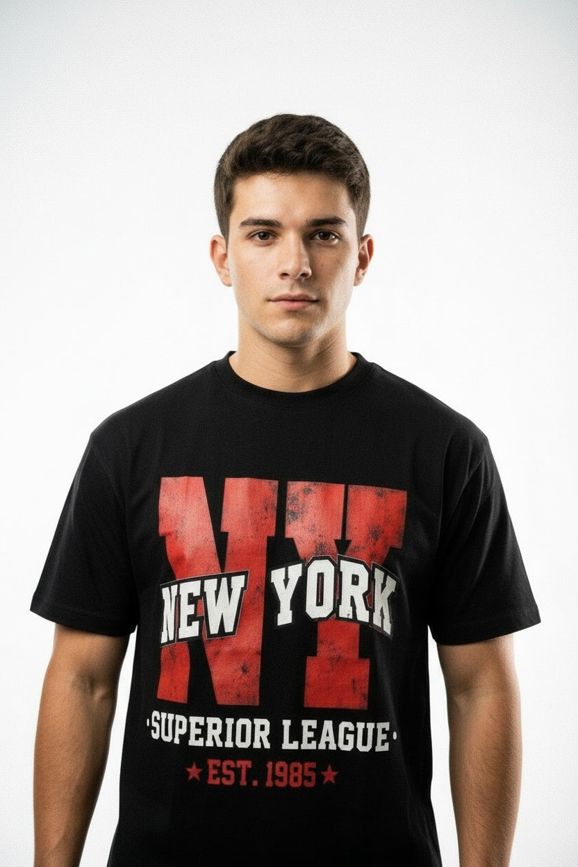 ARZO “NY Legacy” Luxury Street Oversize Tee