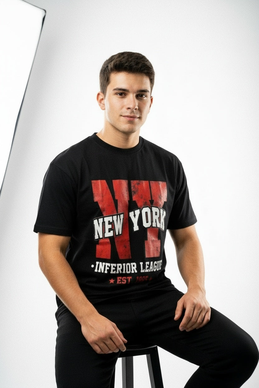 ARZO “NY Legacy” Luxury Street Oversize Tee