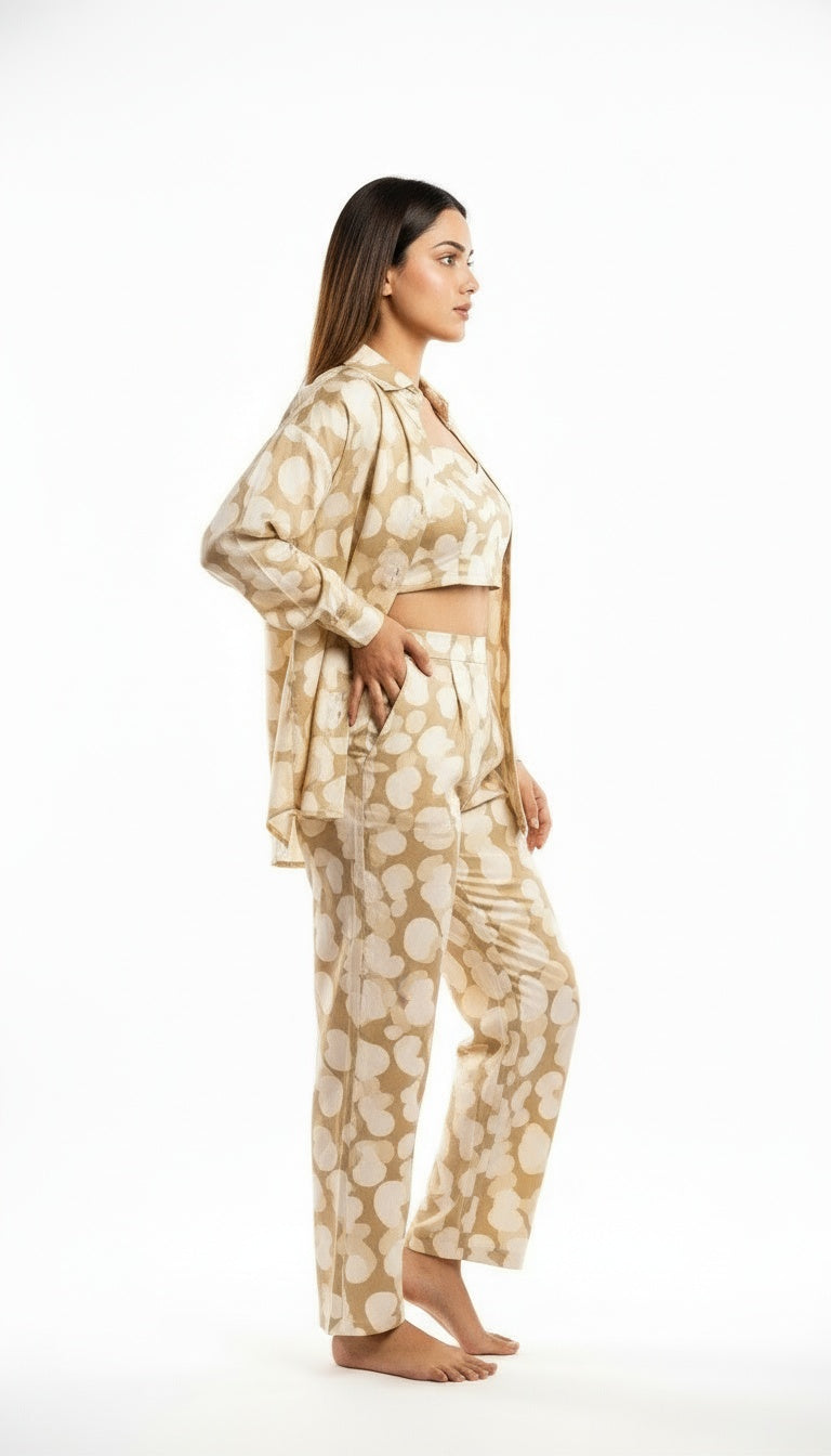 ARZO Ivory Bloom Co-Ord Set