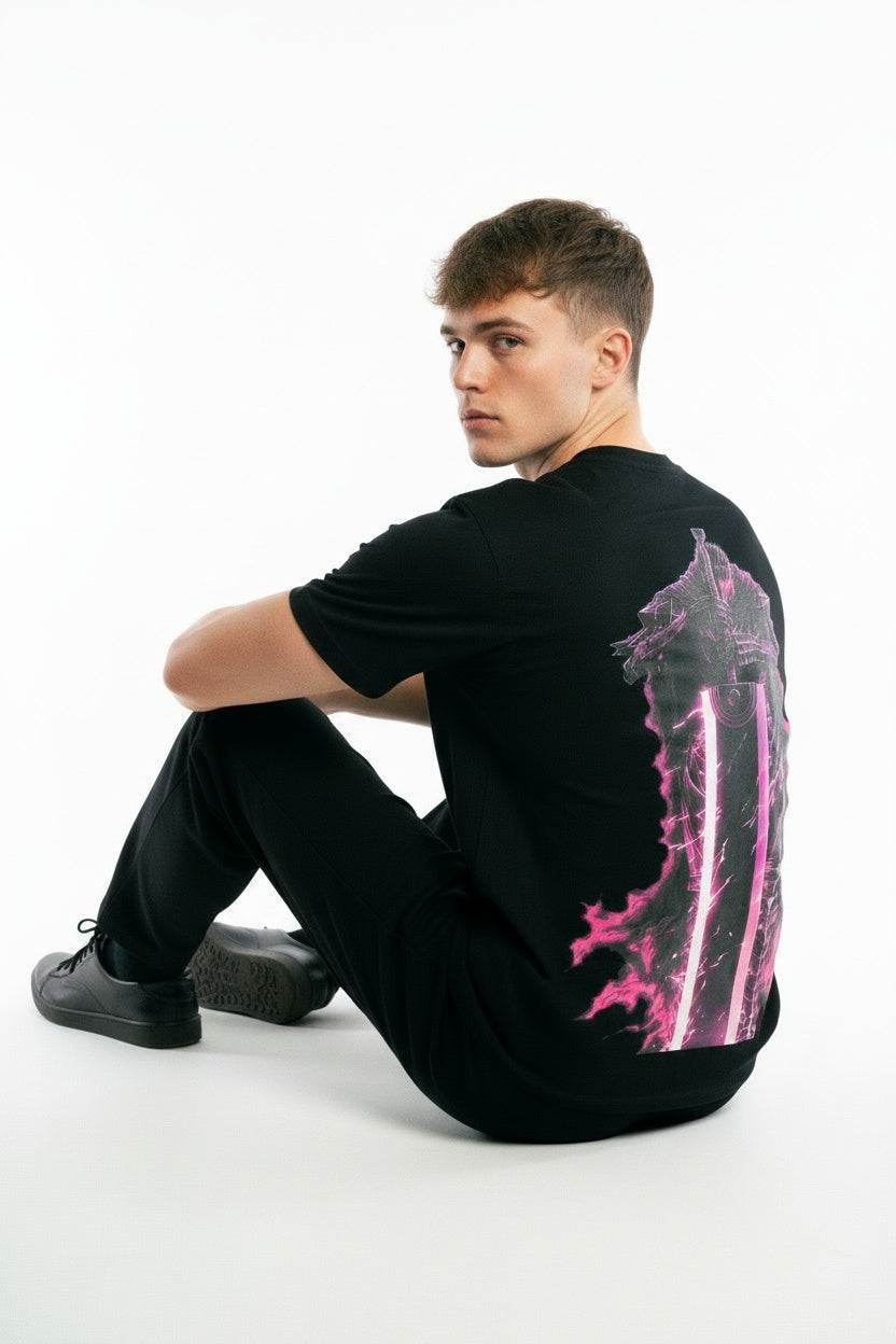 “GUTS – The Unbroken Spirit” Oversized Tee – Black Edition