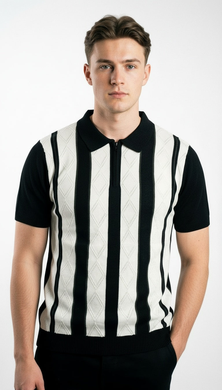 ARZO Noir Diamond Polo