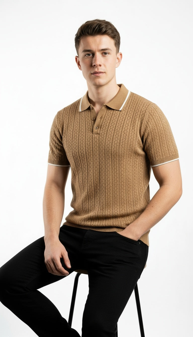 ARZO Sandstone Classic Polo