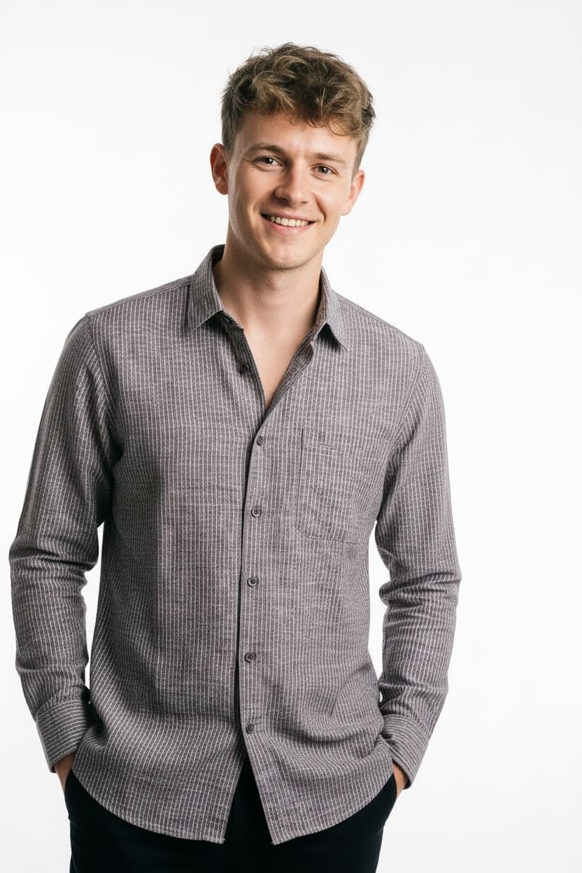ARZO Slate Textured Shirt