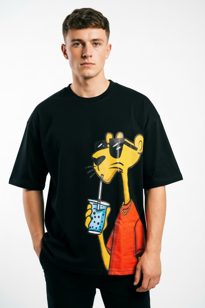 ARZO Urban Panther Oversized Tee