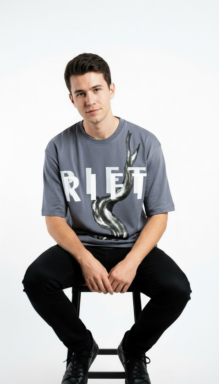 Rift Flow Graphic Oversize Tee