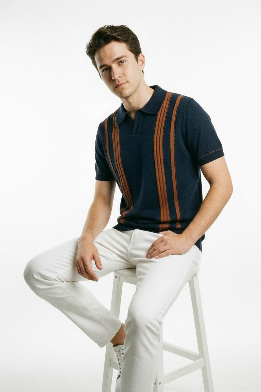 ARZO Nautica Navy Polo